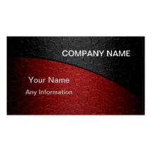Red and Black Luxury Metallic Business Card Templates
