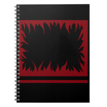 Red And Black Spiral Note Book