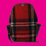 Red and Black Plaid Messenger Bags