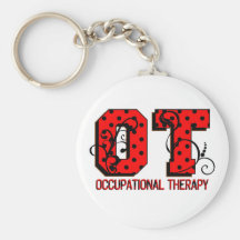 Red and Black Polka Dots Key Chains