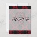 red and black romance diamond damask