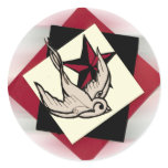 Red And Black Sparrow Set stickers
