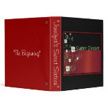 Red and Black Sweet Sixteen Photo album binders