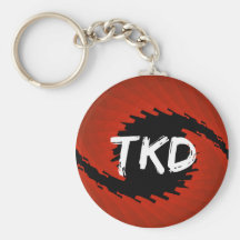 Red and Black TKD Hurricane Keychain