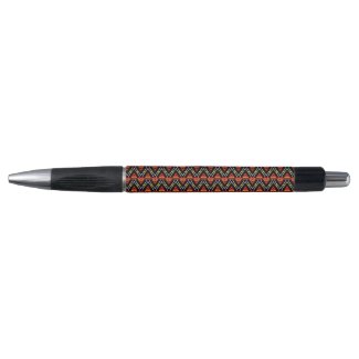 Red and Black Tribal Chevron Pattern