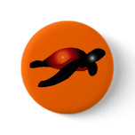 Red and Black Turtle Button