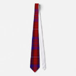 Red And Blue Bold Plaid Design Neck Tie