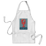 Red and Blue Crawfish Aprons