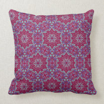 Red and Blue Elegant Pattern design pillow pillows