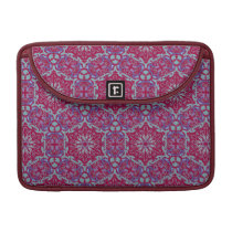 Red and Blue Elegant Pattern Macbook Pro sleeve macbook sleeves