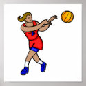 Red and Blue Female player