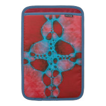 Red and Blue Fractal Macbook Air Sleeves