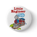 Red and Blue Train Little Engineer buttons
