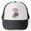 Red and Blue Train Little Engineer hats