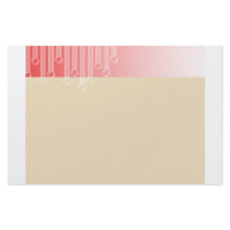 Red and Cream Drops Stationary Stationery