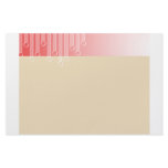 Red and Cream Drops Stationary Stationery