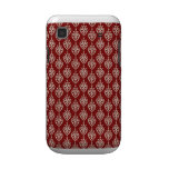 Red and Cream Samsung Galaxy S Case