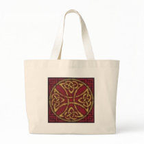 Red and Gold Celtic Knot bags