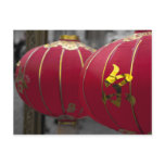 Red and Gold Chinese Lanterns Postcards