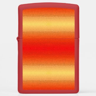 Red and Gold Design Zippo Lighter