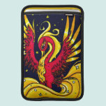 Red and Gold flying phoenix ipad sleeves