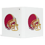 red and gold football helmet vector graphic binders