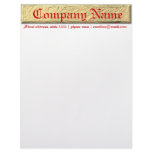 Red and Gold Premium Business Stationary Letterhead Template