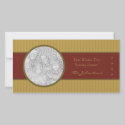 Red and Gold Sophisticated Holiday Photo Cards photo cards