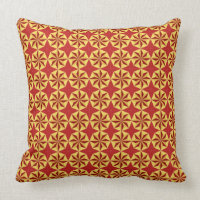 Red and Golden Pillow
