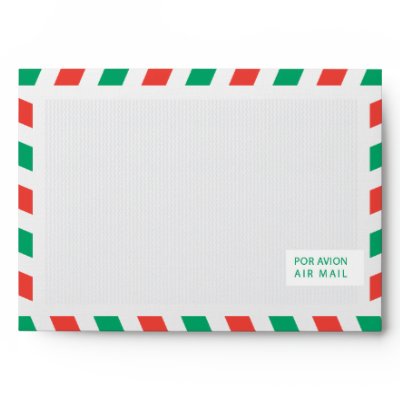 Airmail Envelope Pattern