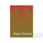 Red and green Christmas card
