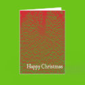 Red and green Christmas card