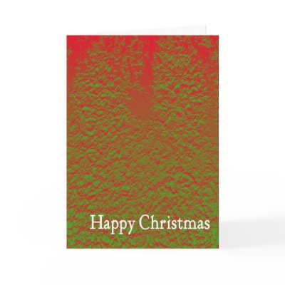 Red and green Christmas card by mezzo213