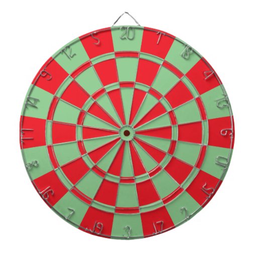 Red And Green Dart Boards Zazzle