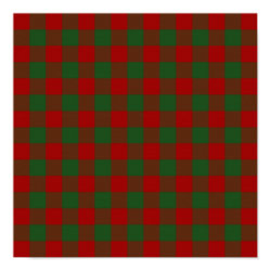 Red and Green Gingham Pattern