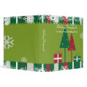 Red and Green Holiday Photographs binder