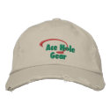 Red and Green Logo embroidered hats