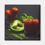 "Red and Green" magnet