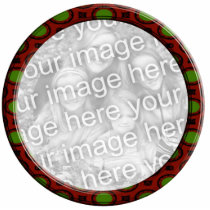 Red and Green  Ornament Photo Frame photo sculptures
