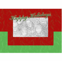 Red and Green Photo Frame photo sculptures