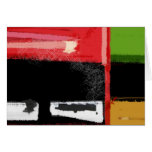 Red and Green Square Greeting Cards