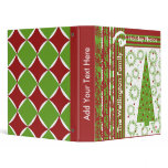 Red and Green Tree Holiday Photo Book Binder