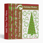 Red and Green Tree Holiday Photo Book Binder