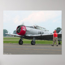 Red and Grey T6 Print