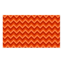 Red and Orange Chevron Stripes. Business Card Template