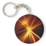 Red and Orange Laser Starburst Key Chains Red and Orange Laser Starburst Key Chains