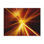 Red and Orange Laser Starburst Postcards Red and Orange Laser Starburst Postcards