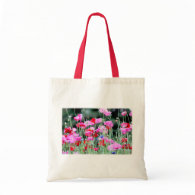 Red and Pink Poppies Canvas Bag
