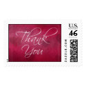 Red and Pink Thank you Stamp by aslentz Red and Pink Thank you Stamp
