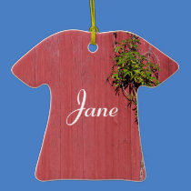 Red And Pink Wedding Ivy Commemorative Ornaments